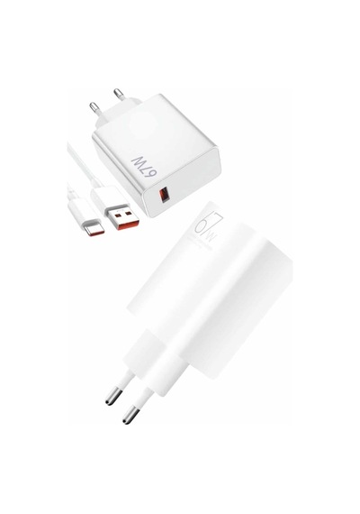 Ultra Plus Hızlı Şarj Seti Şarj Adaptörü Ve Kablosu 67w Renkli