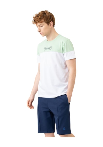 United Colors Of Benetton Erkek Tshirt Bnt-m21162 Beyaz