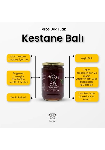 Toros Dağı Bal Kestane Balı 860 G