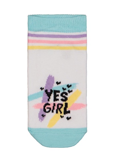 Civil Girls Yes 3'lü 2-12 Yaş Kız Patik Çorap - Standart 8-9 Yaş