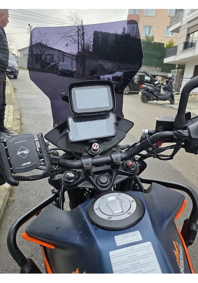 Motocam Ktm 250 Adv Ön Cam 2020-2024 Model 44cm Siyah Renkli 3mm Aparatsızdır