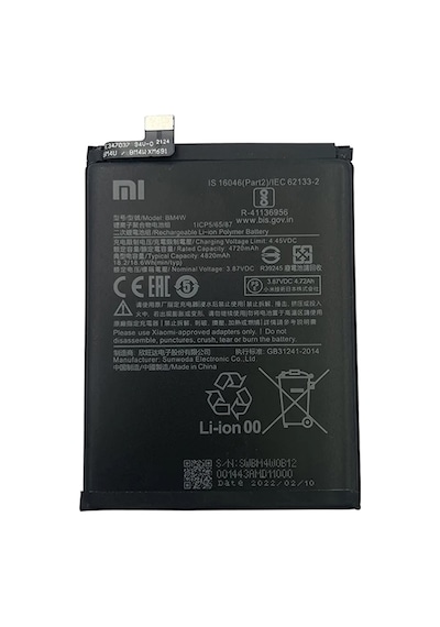 Xiaomi Mi 10t Lıte - Bm 4w - Batarya Pil  Batarya
