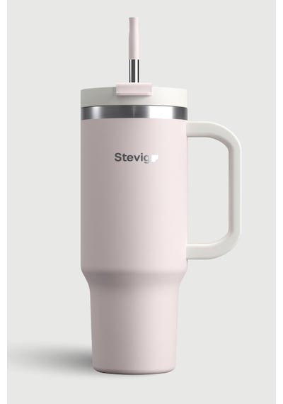 Stevig 2 Moods Tuck-in Tumbler Sızdırmaz Çelik Termos 900 Ml Petal Pink St-241 Pembe