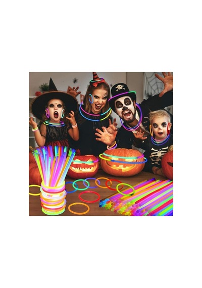 Glow Stick Fosforlu Neon Çubuk Bileklik Parti Konser Bilekliği 1 Adet Diğer
