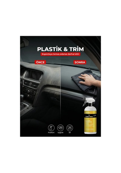 Araç Oto Döşeme İç Detay Temizleyici Sprey 500ml Heron