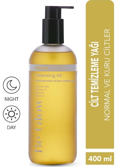 Be Glow Cleansing Yağ Cilt Temizleme Yağı 400 Ml Açık Mavi