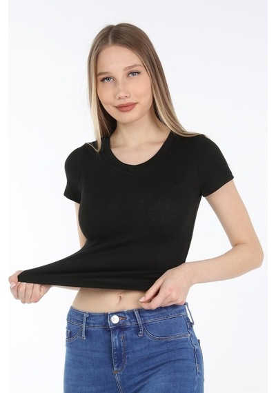 Neslice Kadın V Yaka T-Shirt