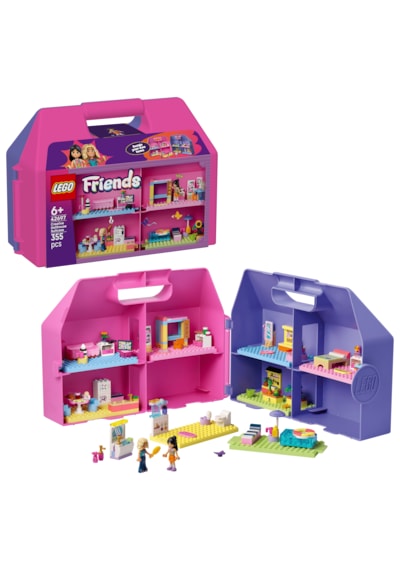 LEGO® Friends Yaratıcı Bebek Evi Bavulu 42697 - 6 Yaş ve Üzeri Çocuklar için 2 Mini Bebek İçeren Oyuncak Yapım Seti (355 Parça)