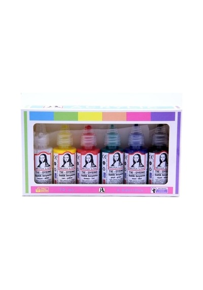 Batik Boyası 40ml 6 Renk 1 Paket Südor Batik Boyama Seti 40ml X 6 Lı Kumaş Boyama Batik Seti Tek Renk