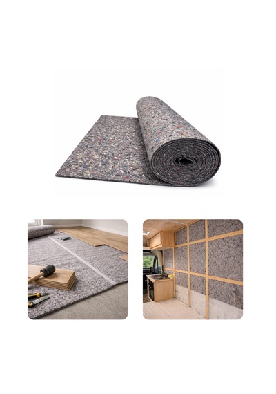 Yalıtım Keçesi Karavan, Parke Altı, Şap Altı, Ahır Ve Kümes İçin Isı & Ses İzolasyonu 200x2500