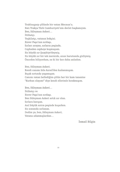 Süleyman Askeri Bey: Adanmışlardan, Ya Hep Ya Hiç Çok Renkli