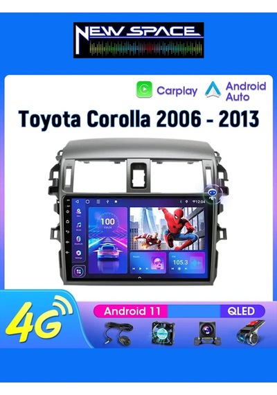 Toyota Corolla Android 4gb Ram 64gb Rom 8 Çekirdek Carplay Multimedya