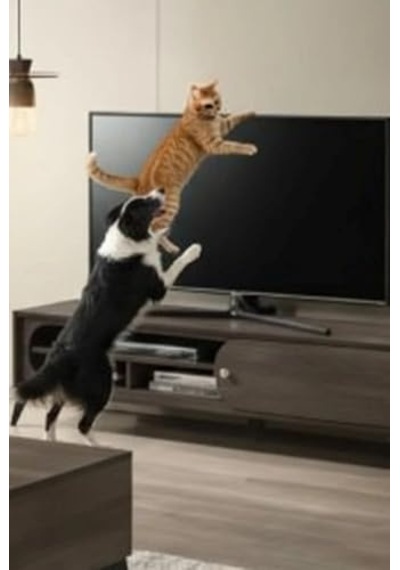 Tr Vidasız Montajsız Kendinden Yapışkanlı Lcd Tv Kemeri Çoçuk Y Tipi Deprem Koruma Güvenlik Askısı