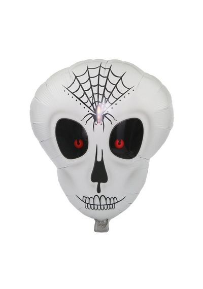Örümcek Ağ Desenli İskelet Folyo Balon Bx40 2 Yaş Mavi