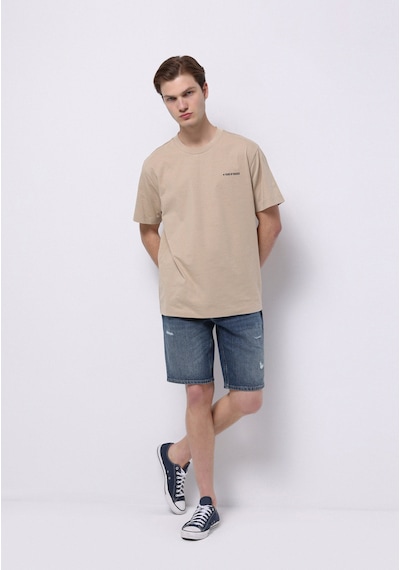 Colin's Colins Comfort Fit Yuvarlak Yaka Düz Erkek Bej Kısa Kol Tişört Cl1074149 Q1.v1 Dbg Bej Colin's Colins Comfort Fit Yuvarlak Yaka Düz Erkek Bej Kısa Kol Tişört Cl1074149 Q1.v1 Dbg Bej