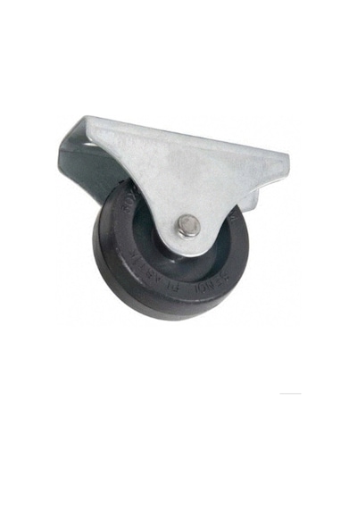 Sabit Tabanlı Masa Tekeri Sehpa Ve Dolap Tekeri Teker Çapı:38mm Yükseklik:50mm 4 Adet Gri - Siyah