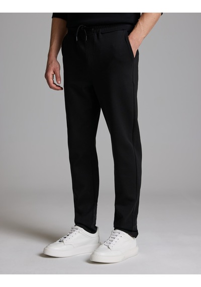 Pierre Cardin Siyah Regular Fit Düz Paça Eşofman Altı 50331627-vr046