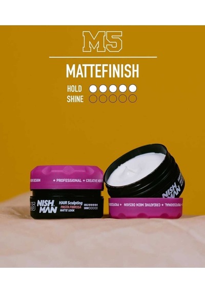 Saç Şekillendirici Mat Wax M5 / Karma Saç Tiplerine Yönelik 100 Ml