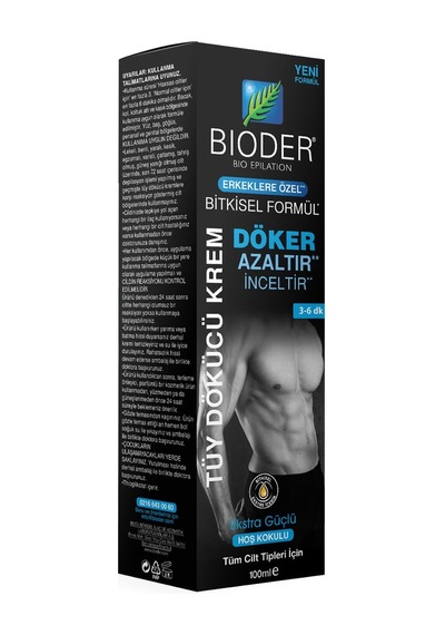 Erkeklere Özel Tüm Ciltler İçin Tüy Dökücü Krem 100 Ml
