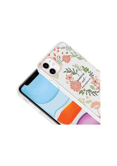 İphone 11 Kılıf Kamera Korumalı Desenli Zore Klip Kapak - Beautiful -