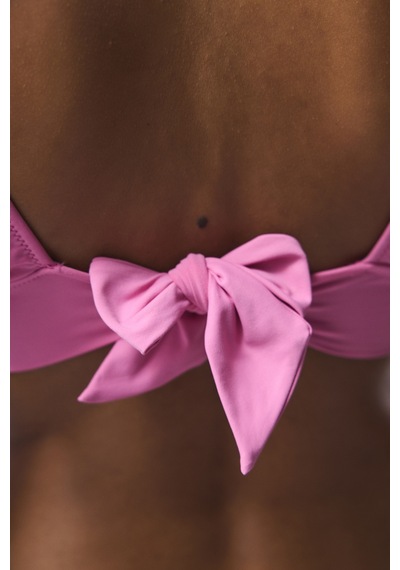 Penti Pembe Begonia Fırfırlı Bikini Üstü
