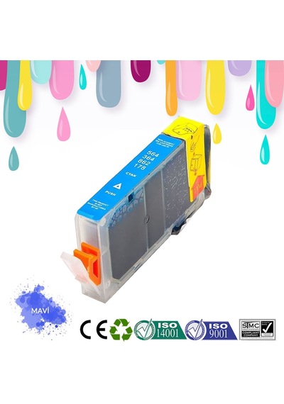 Hp 364Xl Mavi Uyumlu Kartuş Cb323Ee 5510 6510 B8550 C53