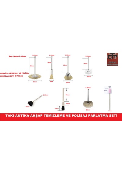 Gravür Cihazı Taşlama -Temizleme -Parlatma Seti