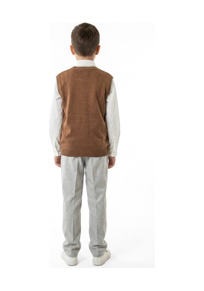 Xo Kids Erkek Çocuk 4lu Alt Üst Takım 11-14 Yaş 14201 Gri