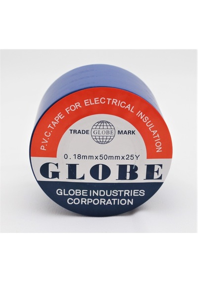 Globe Pvc Elektrik İzolasyon Bant "0.18x50x25yrds" Lacivert