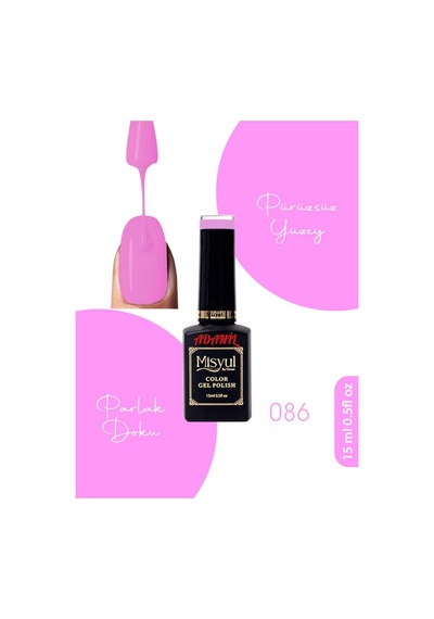 Adanil 15 ML Misyul Profesyonel Kalıcı Oje No:086