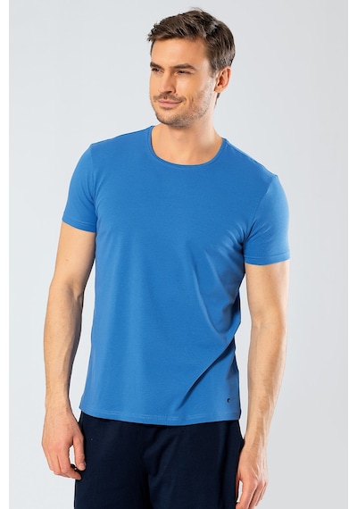 Cacharel 1331 O Yaka Kısa Kollu Erkek T-shirt - Saks Saks