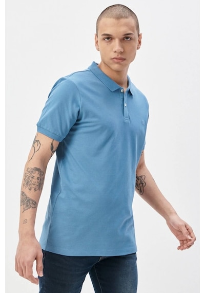 Lee Erkek Mavi Polo Tişört L211810404 Mavi