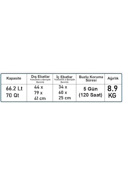 Coleman Xtreme 70 Qt Taşınabilir Soğutucu Buzluk 66.2 Lt 001