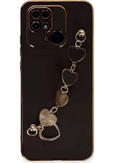 Newface Xiaomi Redmi 10c Kılıf Esila Silikon - Siyah