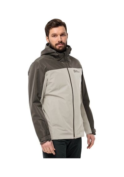 Jack Wolfskin Jack Wolfskın Taubenberg 3ın1 Jkt M Erkek Seal Outdoor Ceketi 111 Karışık Çok Renkli