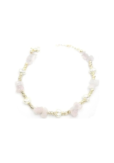 Ieg - Dorika Taş Halhal - Pembe - Renk: Pembe