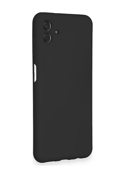 Samsung Uyumlu  Galaxy A04 Kılıf Nano İçi Kadife Silikon - Siyah