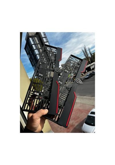 Volkswagen Uyumlu Logolu Lip Model Pleksi Plakalık - 784761948