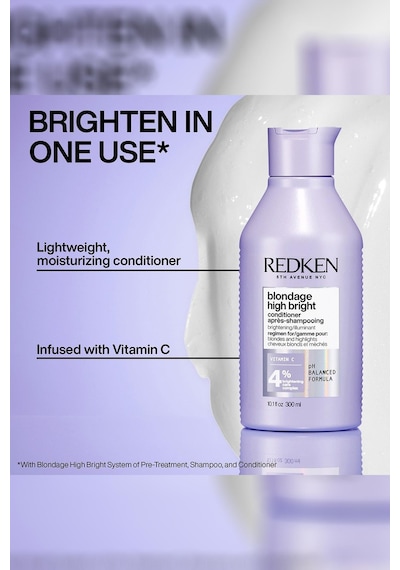 Redken Blondage High Bright Aydınlatıcı Sarı Saçlar İçin Saç Kremi 300ml