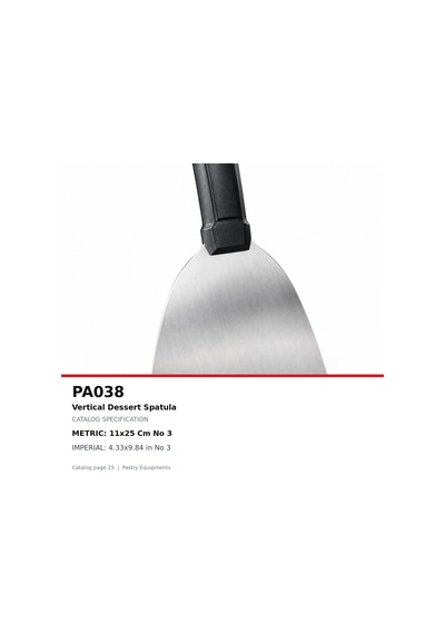Fida Tatlı Spatulası - No:3 120mm Gümüş