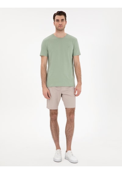 Pierre Cardin Erkek Çağla Tişört Basic 50306980-vr016 Çağla