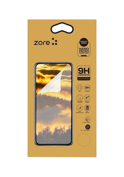 Zore Samsung Galaxy Uyumlu A20e Zore Nano Micro Temperli Ekran Koruyucu -