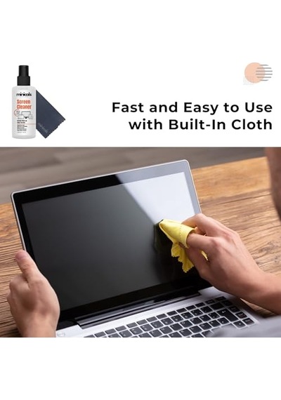 Telefon, Tablet Ve Bilgisayar İçin Ekran Temizleyici Sprey &amp Mikrofiber Bez 100ml