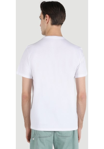 Colin'S Regular Fit Bisiklet Yaka Baskılı Beyaz Erkek Kısa Kol Tişört Cl1063659_Q1.V1_Wht
