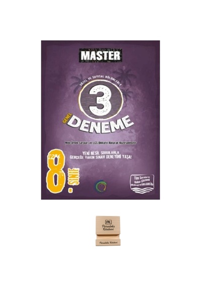 Okyanus Lgs 8. Sınıf Master 3lü Deneme + Telefon Standı