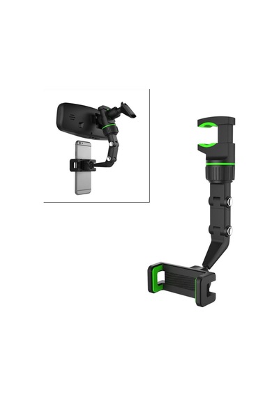 014 360 Telefon Tutucu Dikiz Aynası Evrensel 360 Dönen Araba Telefon Tutucusu -