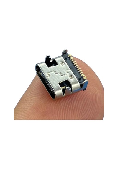 Ic-266b-4 Dişi Type-c Soket Usb-c Konnektör Şase 16 Pin