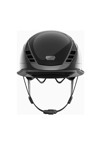 Horze Pikeur Airluxe Chrome Long Visor Premium Binicilik Kaskı Siyah Parlak