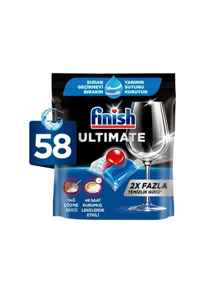 Ultimate 85 Kapsül Bulaşık Makinesi Deterjanı Tableti 1 X 85 Kapsül 2 Paketi