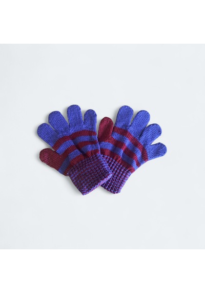 Eleven Markets Çocuk Eldiveni Bordo Mavi Bebe Eldiven 1-4 Yaş Bordo